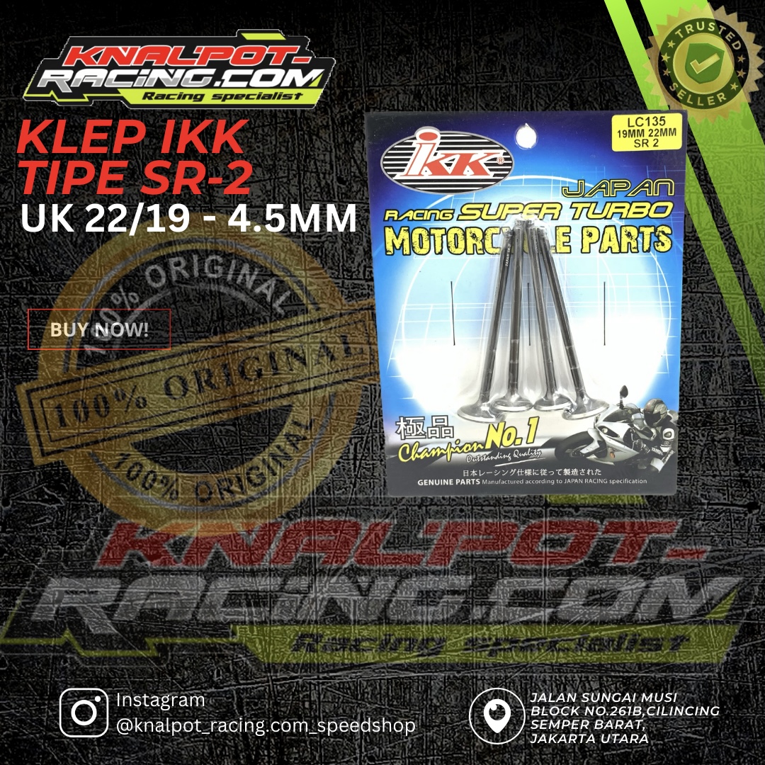 KLEP IKK TIPE SR-2 UKURAN 19-22 DIAMETER 4.5MM IKK